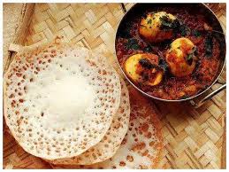 Appam And Motta Egg Roast Indian Food Recipes South Indian Food Kerala Food
