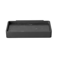 White marble and brass bath accessories. Menu Shower Tray Black Marble Finnish Design Shop