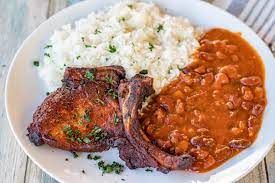 So i got a 10 pound pork and split it in half and cooked it up puerto rican style. Dominican Fried Pork Chops Belqui S Twist