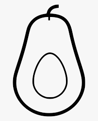 You can also create shadows on the surface to avoid the effects of the fruit hanging in the air. Avocado Svg Png Icon Free Download Onlinewebfonts Avocado Pencil Drawing Easy Transparent Png Transparent Png Image Pngitem