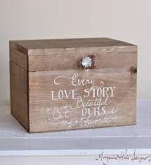 To make a wedding card box that houses guests' greeting cards, simply wrap a box in decorative wrapping paper and cut a slit in the top. 18 Diy Wedding Card Boxes For Your Guests To Slip Your Congrats Into