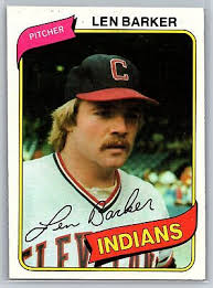 1980 Topps #227 Len Barker Cleveland Indians