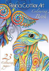 Reina Cottier Art 23 Page Colouring Book Etsy In 2020 Coloring Books Art Journal Inspiration Art