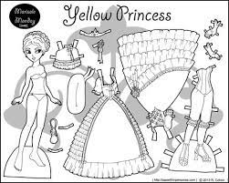 Once you learn how to make. Clothes Friends Marisole Monday Paper Doll Coloring Pages Yeloow Princess Dejanato