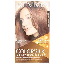 Revlon Colorsilk Beautiful Color Light Reddish Brown 55 Read More Reviews Of The Product By Visiti Revlon Colorsilk Hair Color Revlon Colorsilk Hair Color
