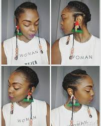 She shares great hair tips and hairstyles for medium to short 4c hair. Fulani Inspired Style For The Lazy Natural Natural Hair Styles 4c Natural Hair Black Natural Hairstyles