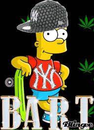 Bart simpson started from the bottom. Bart Gangster Bart Skull Wallpaper Gangster