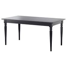 Ingatorp Extendable Table Black Ikea Table A Manger Noire Table Salle A Manger Table A Rallonge