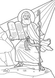 Find the coloring sheets you need here. Moses Receives The Ten Commandments Bible Coloring Page Sunday School Coloring Pages Bible Coloring Pages Bible Crafts