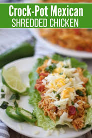Layer the ingredients as instructed (spray oil, low carb tortilla, chicken and veggies, cheese, low carb tortilla, chicken and veggies, cheese) and cover tightly with foil. Best Low Carb Mexican Shredded Chicken Crock Pot Recipe