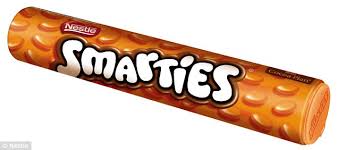 Vintage old black magic chocolate adv tin box england empty. Chocolate Fans Go Wild For New Orange Tubes Of Smarties Daily Mail Online