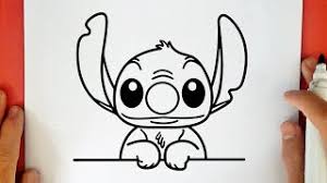 Coloriage dessin stitch mignon facile a imprimer. Comment Dessiner Stitch Youtube