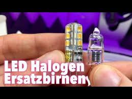 2 5 Watt Led Lampen Als Ersatz Fur Alte 20 Watt Halogen Lampen Im Test Review Youtube
