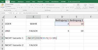 Die excel nicht funktion gehört zu den logischen funktionen und kann in den wahrheitstests die verwendung der funktion nicht ist dabei geschmackssache, da sich eigentlich bereits mit den. Die Excel Oder Und Nicht Funktion Ganz Einfach Erklart Excelhero