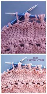 Ch 3 (counts as 1 dc), 1 dc in the same st, 2 dc into each dc around, sl st to top of ch 3. Knit Point Of Flower Stitch Free Knitting Pattern Video