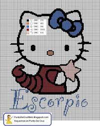 Punto De Cruz Horoscopo Escorpio De Hello Kitty Cosas De Hello Kitty Hello Kitty Punto De Cruz
