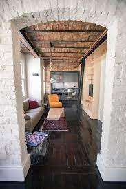 Before After An Apartment Makeover Inside An Old Building Apartment Makeover Brick Apartments Building Renovation
