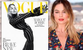 Margot robbie is british vogue's august cover star; Margot Robbie Gets Trolled Over Vogue Photoshop Fail Daily Mail Online