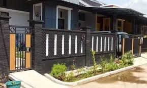 Besi menggantung bunga luar pagar balkon bunga pot gantung. 20 Desain Pagar Rumah Minimalis Terbaik Saat Ini