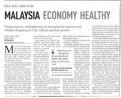 Different sets of statistic data e.g. Sme Corporation Malaysia Malaysia Economy Healthy