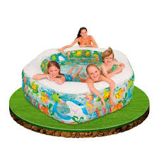 Intex Swim Center Ocean Reef Inflatable Pool 75 X 70 X 24 For Ages 6 Intex Swim Center Ocean Reef Inflatable Pool 75 X 70 X 24 For Ages 6 The Ocea