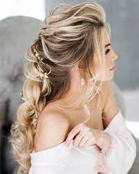 36 Pretty Swept Back Wedding Hairstyles In 2021 Wedding Hairstyles Hair Styles Wedding Hairstyles For Long Hair