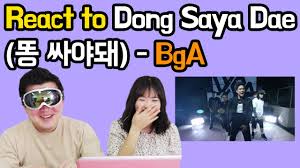 korean react to bga dong saya dae music video mv reaction hoontamin