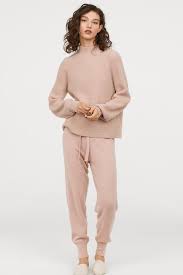 Ensemble de jogging pour homme et femme pas cher | espace des marques. Kashemirovye Dzhoggery Rozovyj Zhenshiny H M Ru Cashmere Loungewear Cashmere Loungewear Set Loungewear Set