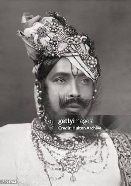 Gopal Singh , 11th Raja of Jhabua, circa 1887. Vintage photogravure. News Photo - Getty Images