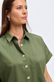 Abigail No Iron Stretch Short Sleeve Shirt- Foxcroft