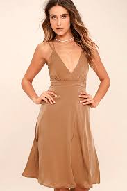 Pantone Butterum Concepts And Colorways Brown Midi Dress Dresses Cheap Midi Dress