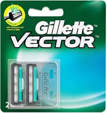 Gillette Vector Cartridges (Pack of 2) Price in India, Specifications,  Comparison (30th September 2023) | Pricee.com
