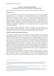 Pdf Evolution Ein Roter Faden Fur Die Schule Kumulatives Lernen Von Variation Und Selektion In Sekundarstufe I Und Ii