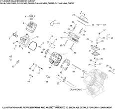 Refer to your parts diagram for a complete list of parts included. Kohler Ch640 3168 Cpd Goodall 20 5 Hp 15 3 Kw Parts Diagram For Cylinder Head Breather Group 4 24 221 Ch18 750