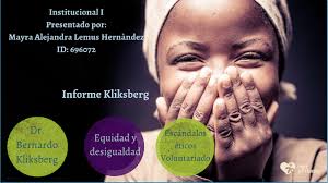 Informe Kliksberg by Alejandra Lemus