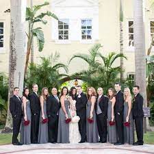 Image Result For Bridesmaid Dress Dark Gray With Black Suit Wedding Bridesmaid Dresses Wedding Colors Dark Grey Bridesmaid Dresses