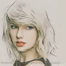 Über 7 millionen englischsprachige bücher. Taylor Swift Sketch