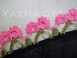 Pembe Tig Isi Yazma Oyasi Jpg 960 720 Tig Isleri Oya Ornekleri Tig Desenleri