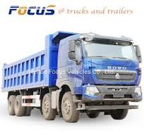 Direct Factory Price HOWO 8X4 12 Tyres Tipper Truck with Dump Truck Parts  and After Sales Service