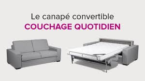 Un grand choix de canapés convertibles pour couchage quotidien ou d'appoint. La Maison Convertible Presentation Du Canape Convertible En Couchage Quotidien Youtube
