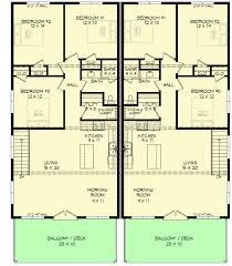 Duplex house plans can be attached townhouses or apartments over one another. Modern Duplex House Plan With An Rv Garage 68571vr Architectural Designs House Plans