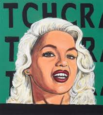 JAYNE MANSFIELD Original PULP PAINTING