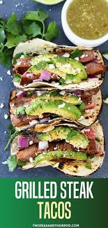 Shake each piece of steak in the bag of flour or press into the dish of flour, making sure both sides are well coated. Grilled Steak Tacos Recipe