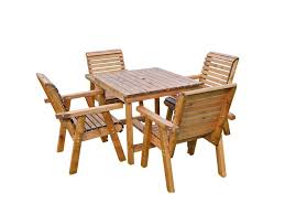 With an outdoor dining set, you can have a place to eat and enjoy the warm weather during the summer or create the perfect setting for friends to gather for a spring barbecue. Dales 1 15m Garden Furniture Set Riverco