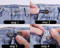 Wet the waistband with lukewarm water then put the pants or jeans over the hanger and let dry. How To Make Pants Bigger Around The Waist