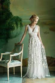 Raven Gown Wedding Dresses Embroidered Wedding Dress Claire Pettibone Wedding Dress