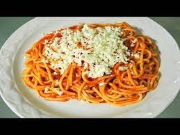 Como Hacer Espagueti Spaguetti Rojo Receta Facil Y Rapida Receta De Spaguetti Rojo Spaguetti Recetas Faciles