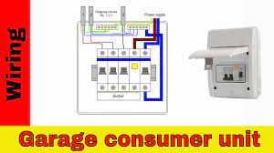 Wylex nmdrs26sslhi high integrity 36 way metal consumer unit. How To Wire Rcd In Garage Shed Consumer Unit Uk Consumer Unit Wiring Diagram Youtube