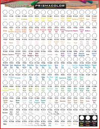 Prismacolor 150 Color Chart Pdf Archives Wvpventures Com