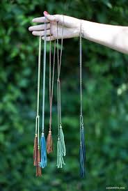 Looking to straighten your hair? Diy Tassel Necklaces Lia Griffith